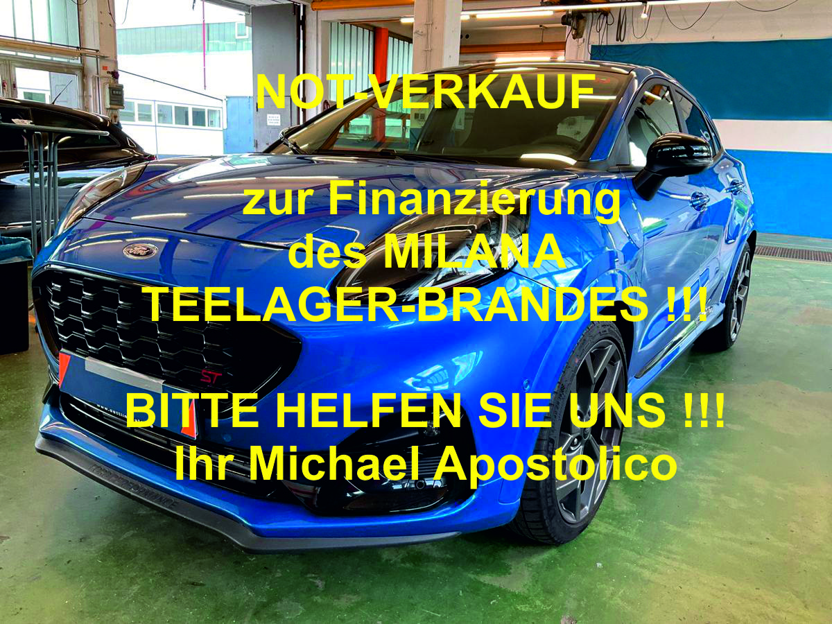 NOT-VERKAUF ZUR FINANZIERUNG DES MILANA TEELAGER-BRANDES NOT-VERKAUF ZUR FINANZIERUNG DES MILANA TEELAGER-BRANDES